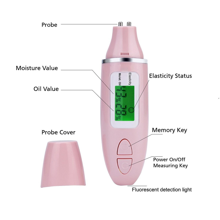 Skin Tester Facial Moisture & Oil Detection Pen Beauty 