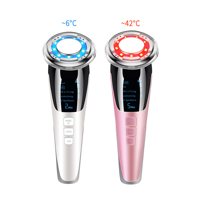 Import instrument Facial massage instrument Hot and cold photon skin rejuvenation beauty instrument